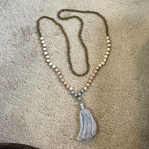 Trades of hope tassel necklace